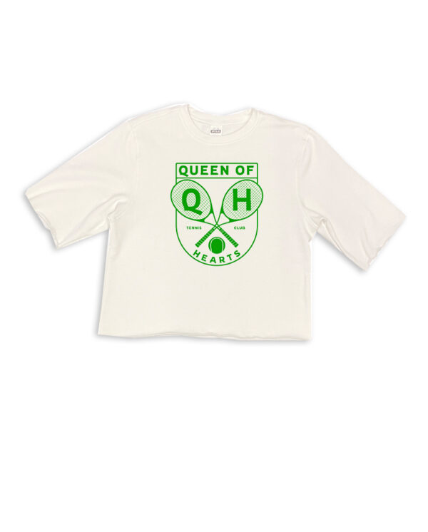 Queen Of Hearts Tennis Crop Top